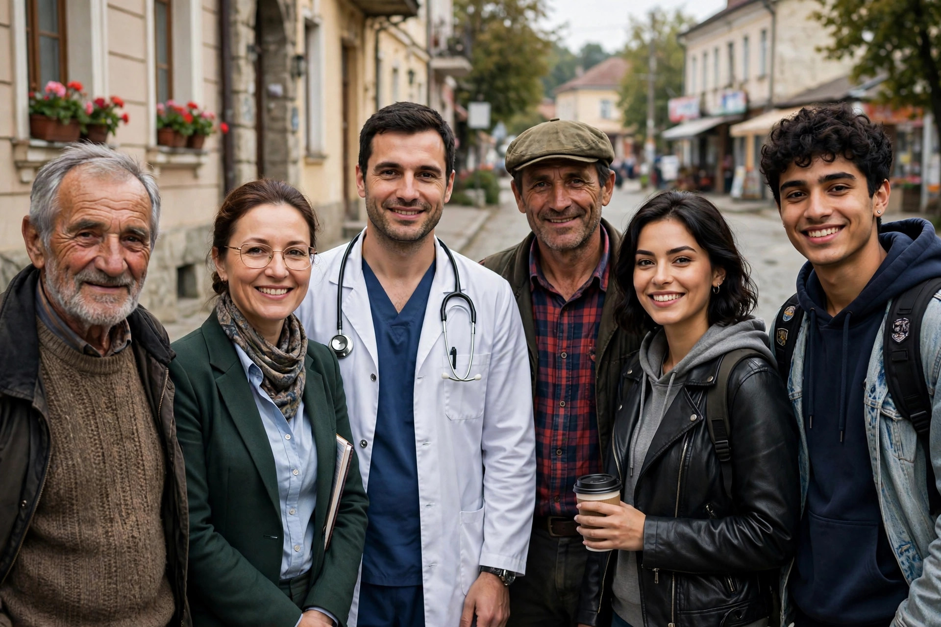 Șase oameni obișnuiți — profesori, medici, agricultori și antreprenori